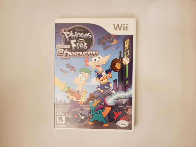 Nintendo Wii Phineas and Ferb: Across the 2nd Dimension video game