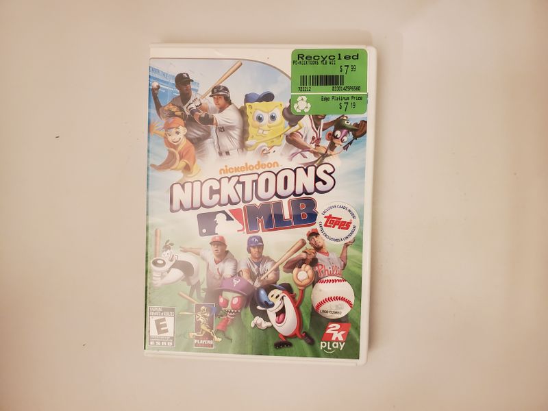Nintendo Wii Nicktoons MLB video game