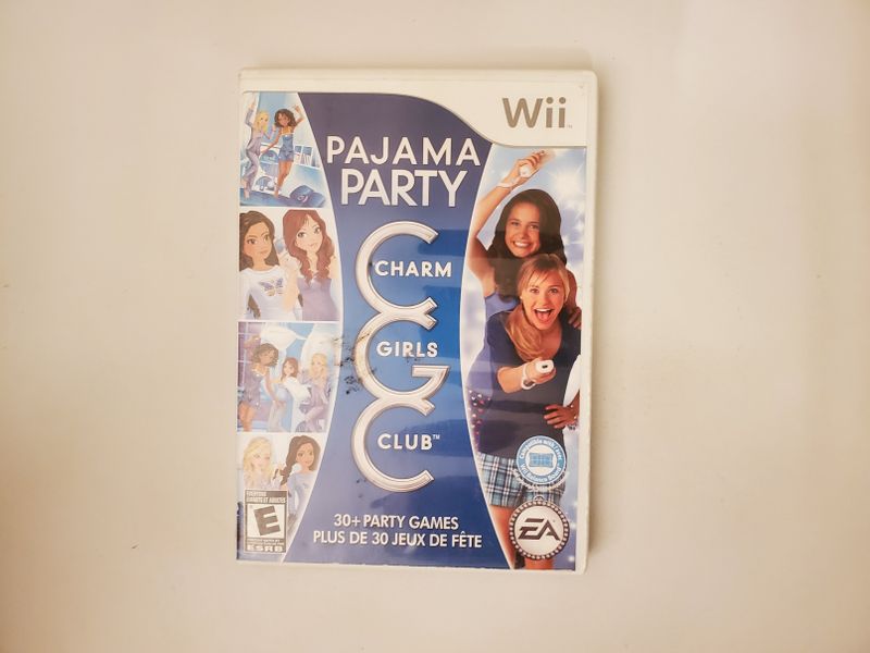 Nintendo Wii Pajama Party Charm Girls Club video game