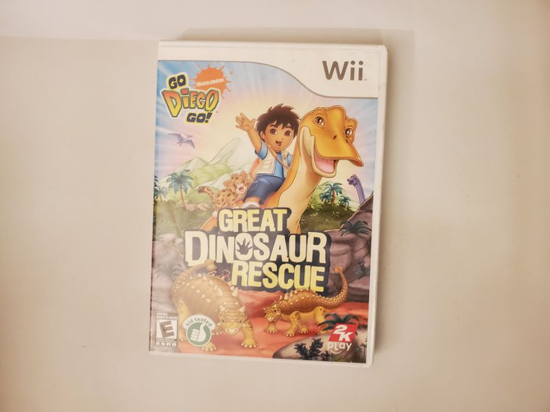 Nintendo Wii Go Diego Go! Great Dinosaur Rescue video game