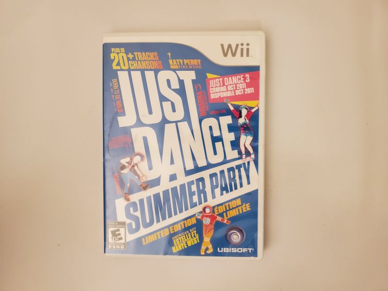 Nintendo Wii Just Dance: Summer Party (Limited Edition) video game