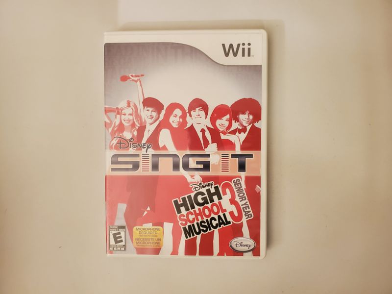 Nintendo Wii Disney Sing It: High School Musical 3 - Senior Year video game