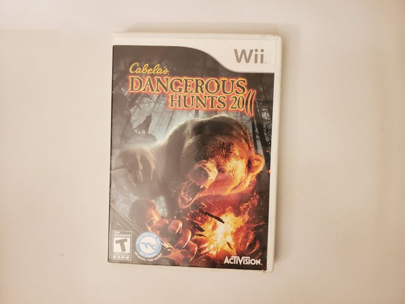 Nintendo Wii Cabela's Dangerous Hunts 2011 video game