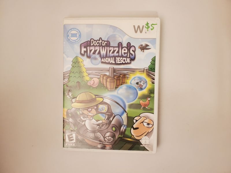 Nintendo Wii Doctor Fizzwizzles Animal Rescue video game