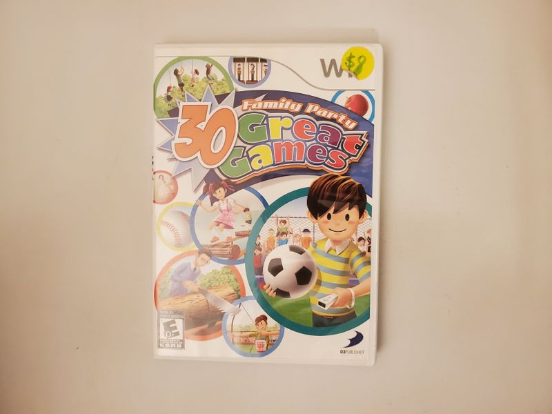 Nintendo Wii 30 Great Games Family Party video game