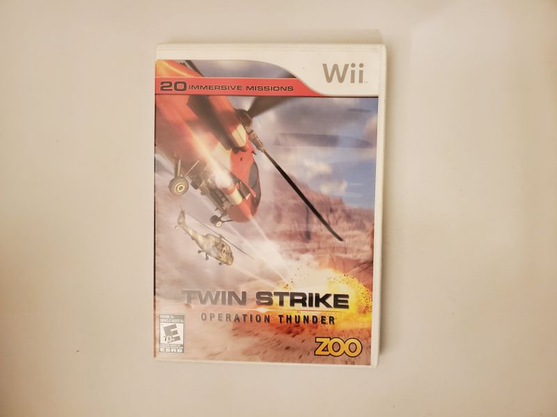 Nintendo Wii Twin Strike: Operation Thunder video game