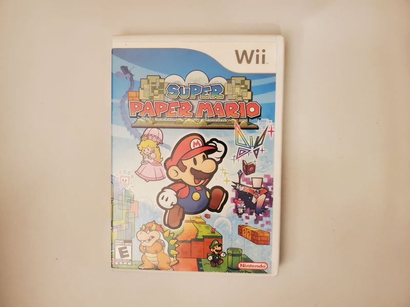 Nintendo Wii Super Paper Mario video game