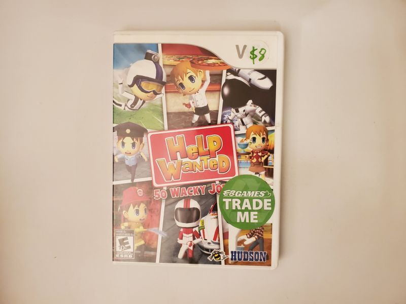 Nintendo Wii Help Wanted: 50 Wacky Jobs video game