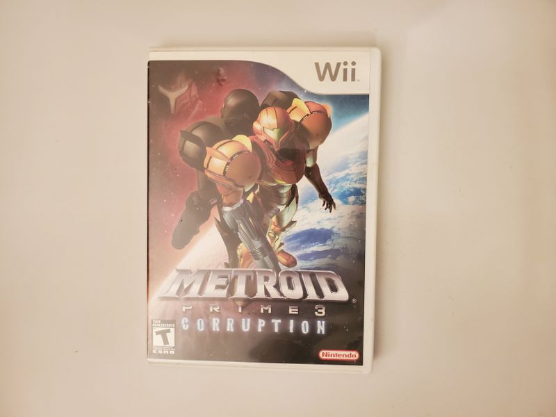 Nintendo Wii Metroid Prime 3 Corruption video game