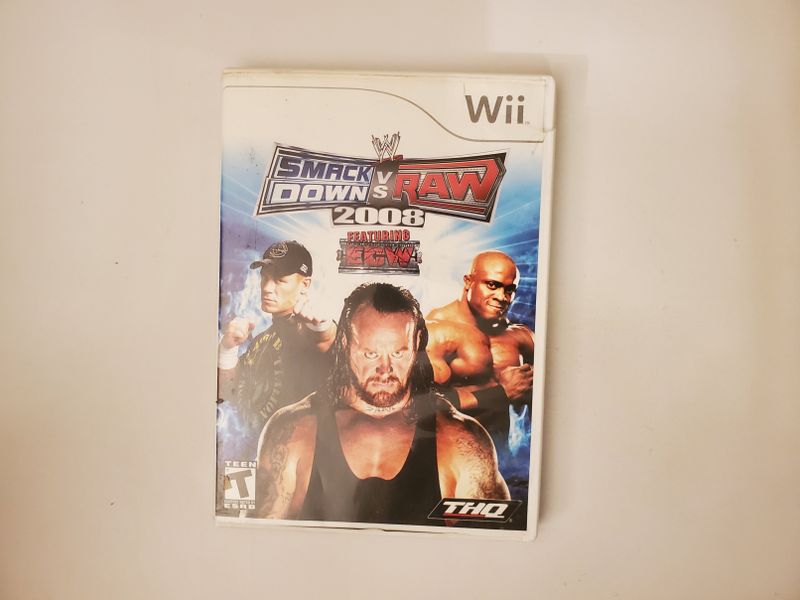 Nintendo Wii WWE SmackDown vs. Raw 2008 Featuring ECW video game