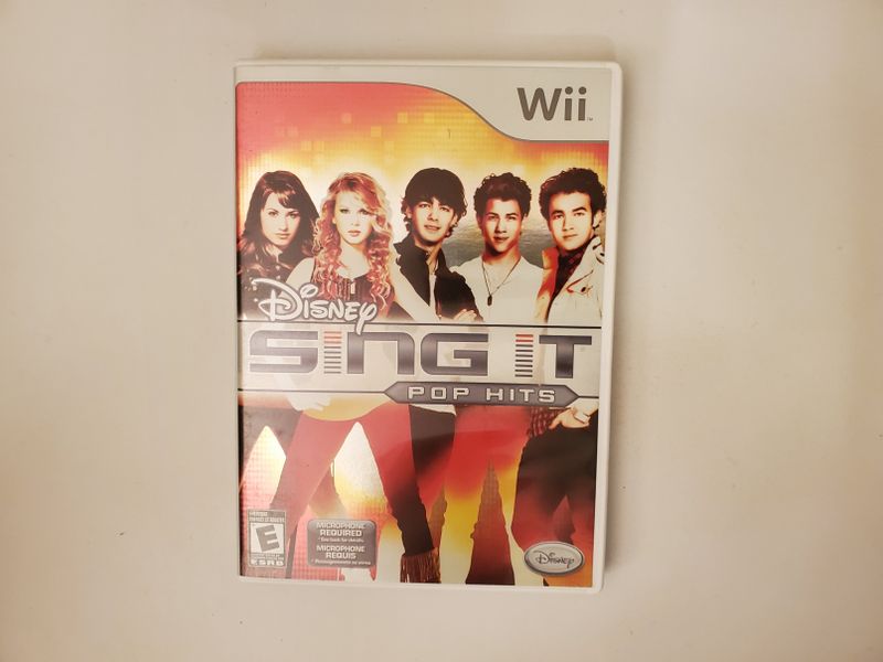 Nintendo Wii Disney Sing It Pop Hits video game