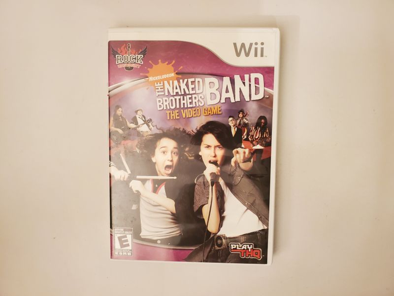 Nintendo Wii The Naked Brothers Band The Video Game video game