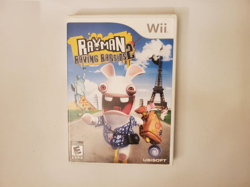 Nintendo Wii Rayman Raving Rabbids 2 video game