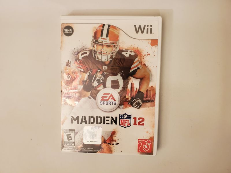 Nintendo Wii Madden NFL 12 video game