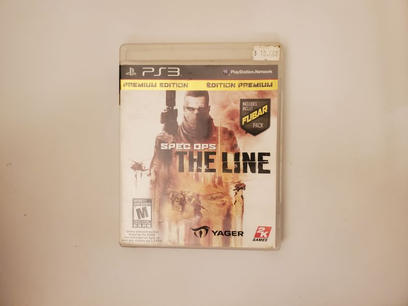 Sony PlayStation 3 Spec Ops The Line Premium Edition video game