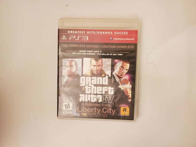 Sony Playstation 3 Grand Theft Auto IV & Episodes From Liberty City The Complete Edition Greatest Hits video game