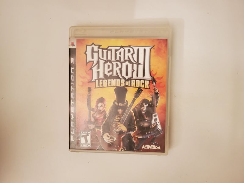 Sony PlayStation 3 Guitar Hero III Legends of Rock video game