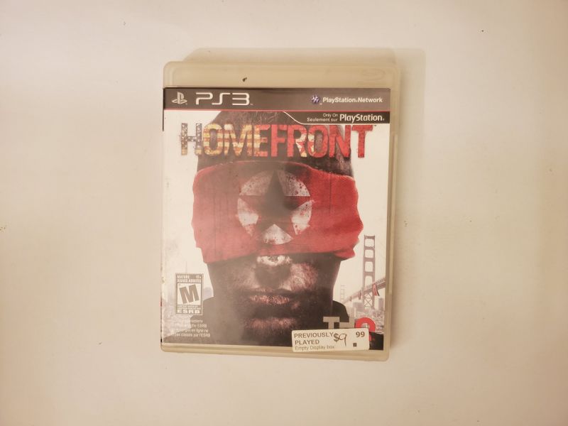 Sony Playstation 3 Homefront video game