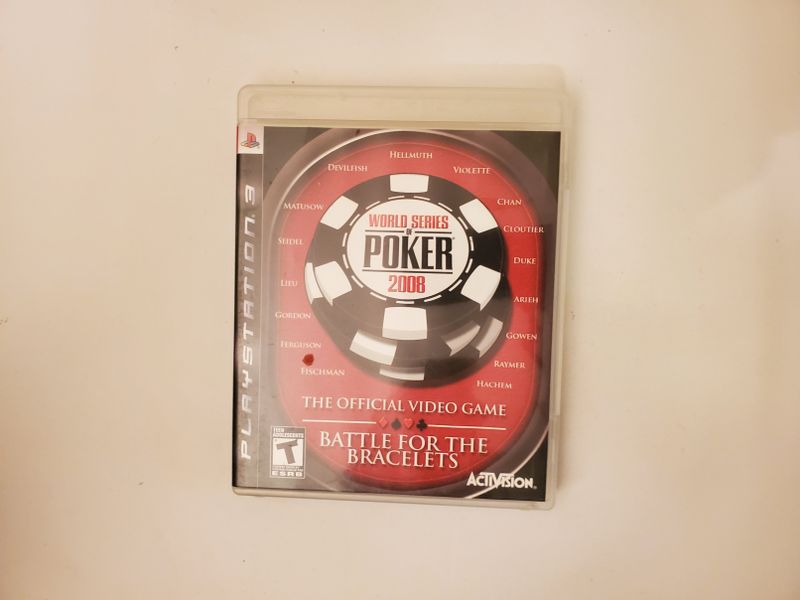 Sony PlayStation 3 World Series Of Poker 2008 video game