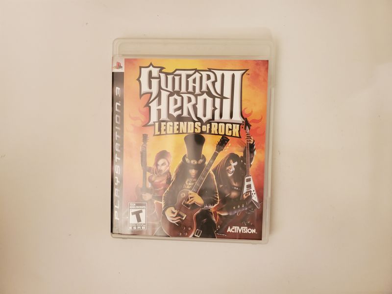 Sony PlayStation 3 Guitar Hero III Legends of Rock video game