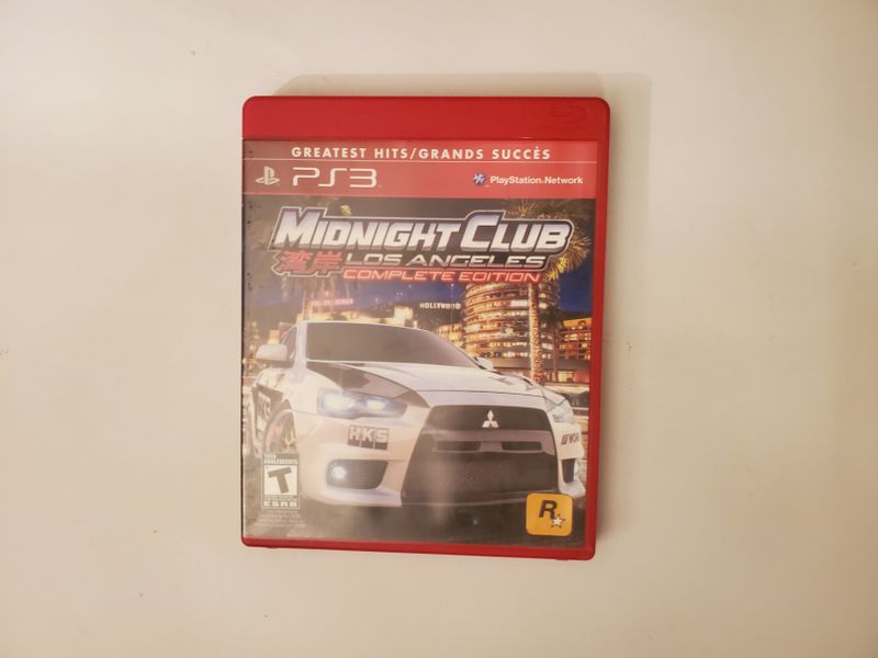 Sony PlayStation 3 Midnight Club Los Angeles Complete Edition Greatest Hits video game