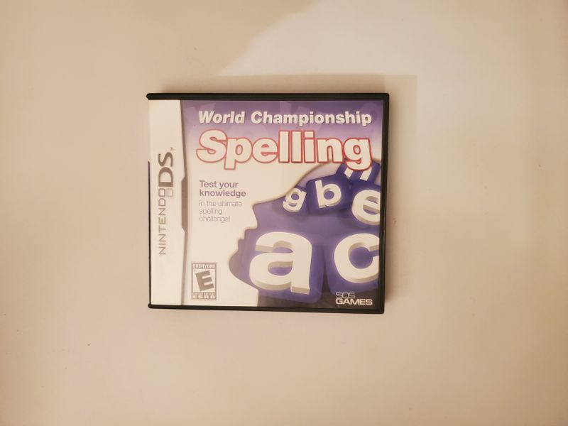 Nintendo DS World Championship Spelling video game