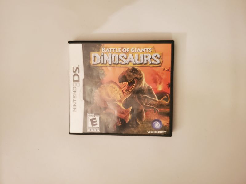 Nintendo DS Battle of Giants Dinosaurs video game