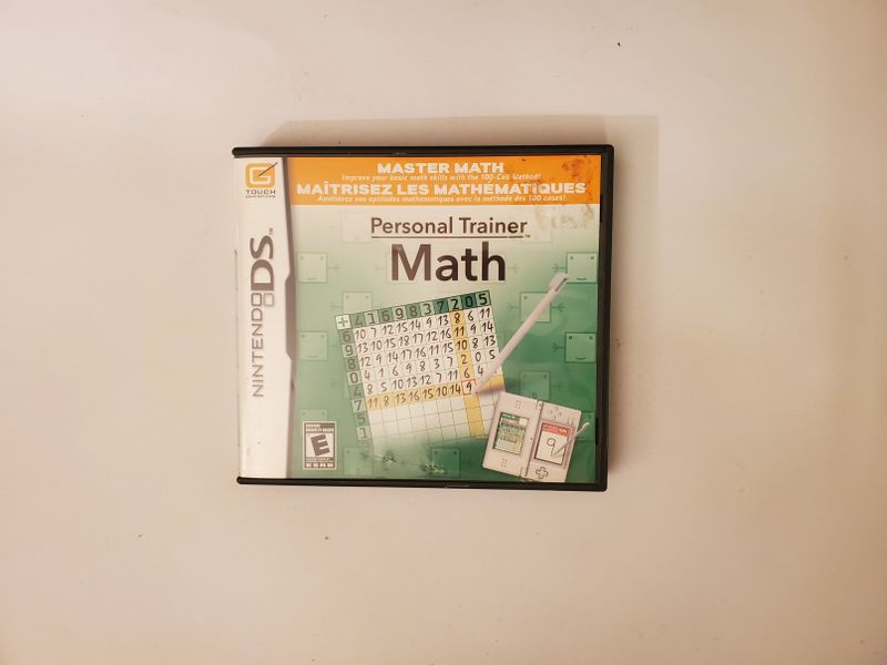 Nintendo DS Personal Trainer Math video game