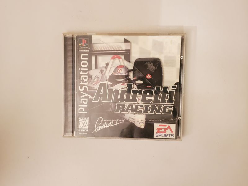 Sony PlayStation 1 Andretti Racing video game