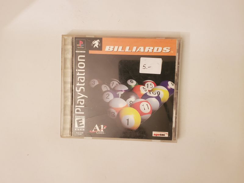 Sony PlayStation 1 Billiards video game