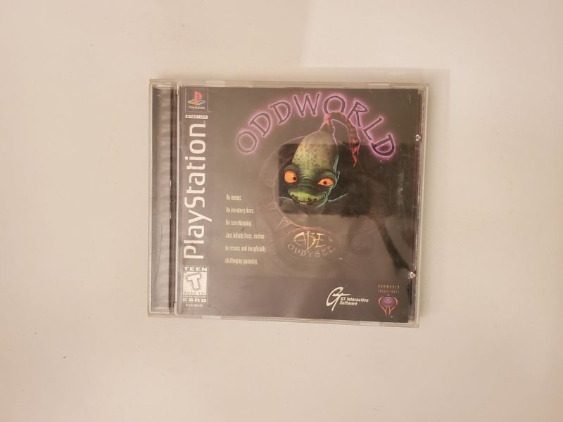 Sony PlayStation 1 Oddworld Abe Oddysee video game