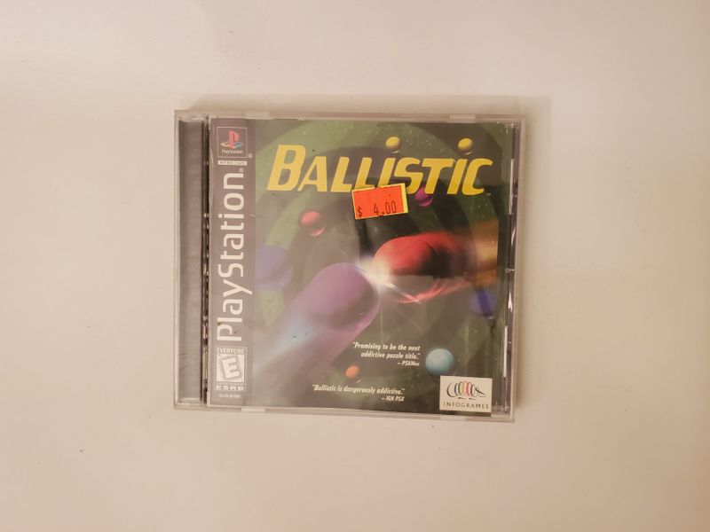 Sony PlayStation 1 Ballistic video game