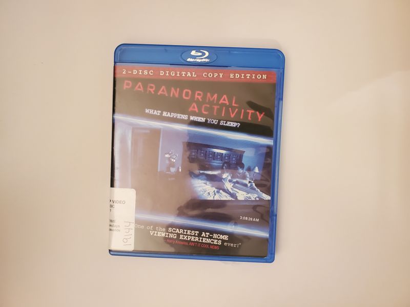 Blu-Ray Paranormal Activity video game