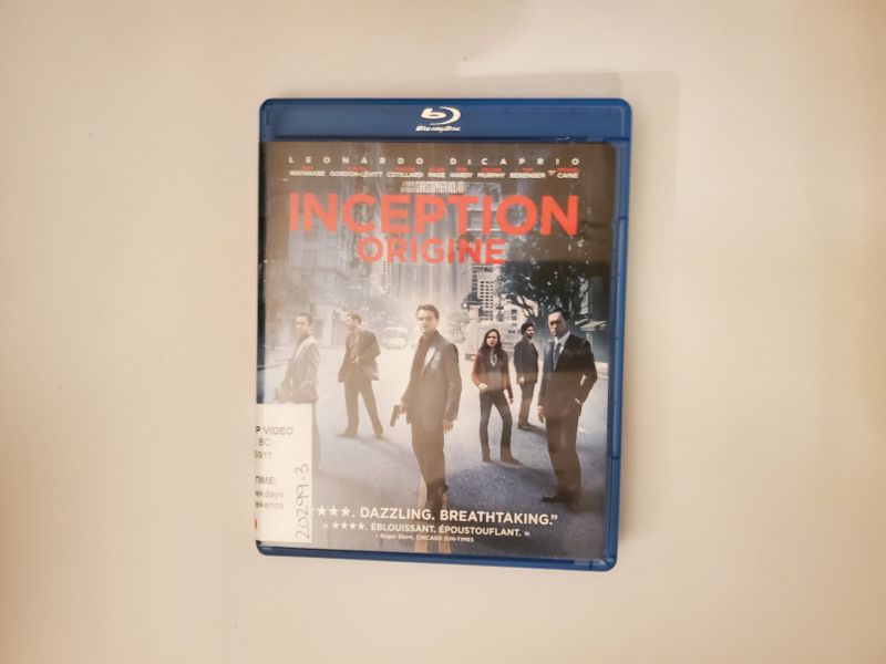 Blu-Ray Inception Origine video game