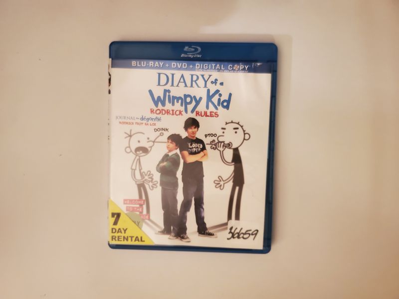 Blu-Ray Diary of a Wimpy Kid Rodrick Rules video game