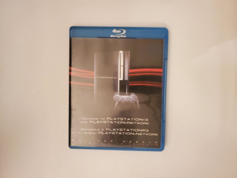 Blu-Ray Welcome to PlayStation 3 and PlayStation Network video game