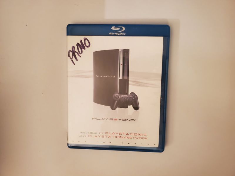 Blu-Ray PlayStation 3 Promo Blu-ray Disc Case video game