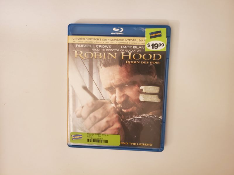 Blu-Ray Robin Hood video game