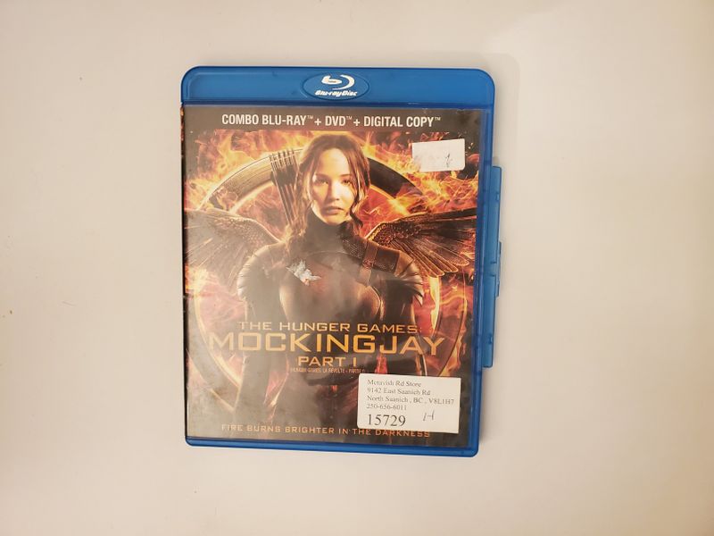 Blu-Ray The Hunger Games Mockingjay Part 1 video game