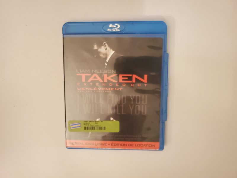 Blu-Ray Taken Extended Cut video game