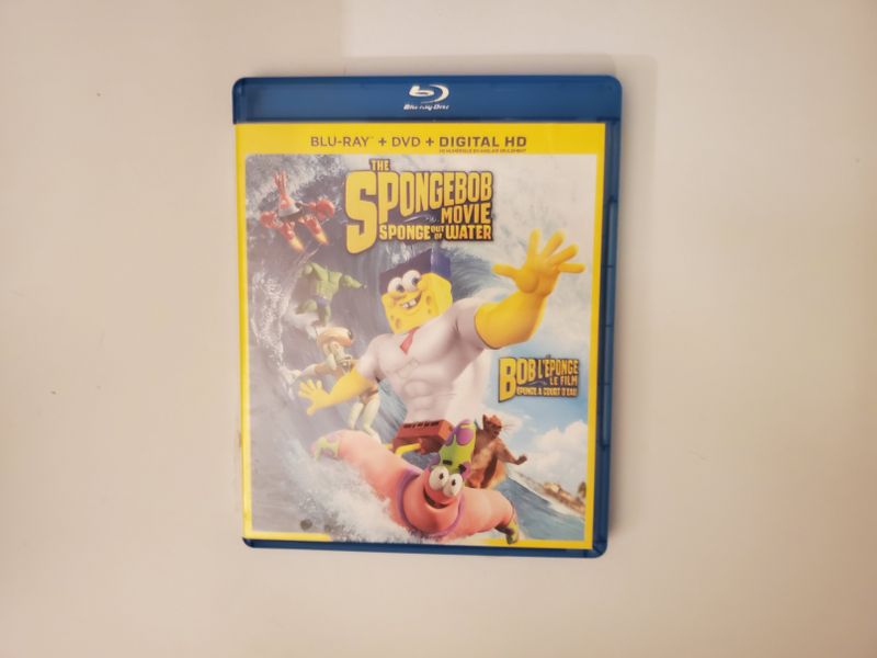 Blu-Ray The SpongeBob Movie: Sponge Out of Water video game