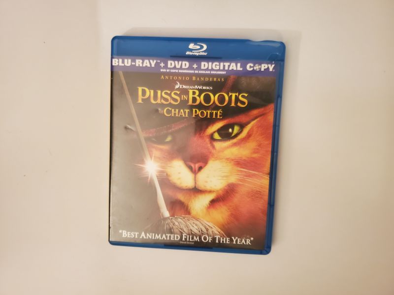 Blu-Ray Puss in Boots (Le Chat Pott?) video game