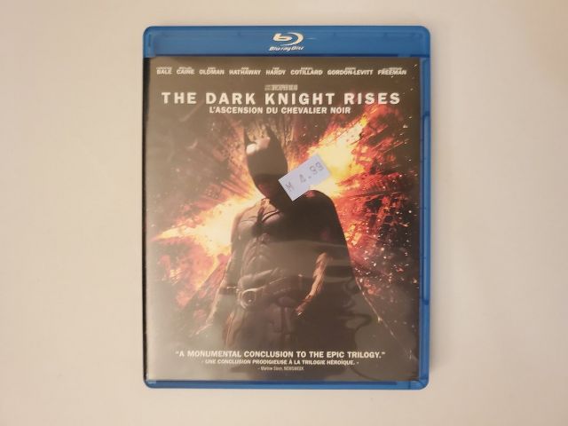 Blu-Ray The Dark Knight Rises video game