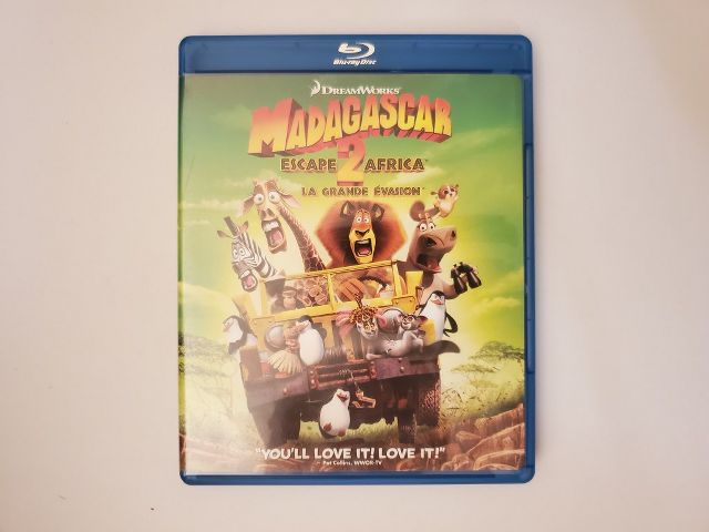 Blu-Ray Madagascar 2 Escape Africa video game