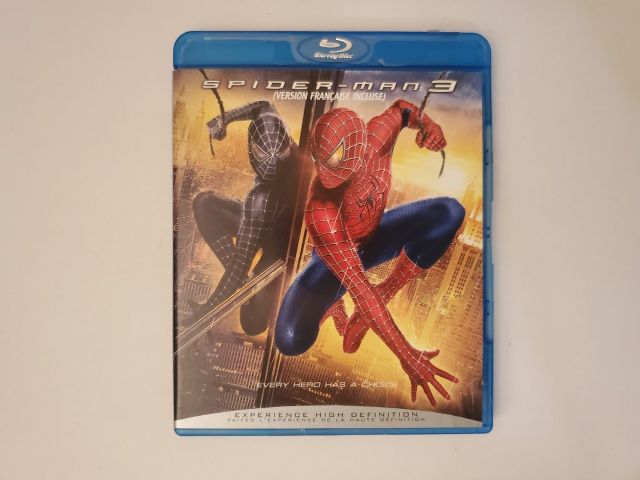 Blu-Ray Spider Man 3 video game