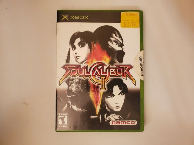 Microsoft Xbox Soul Calibur II video game