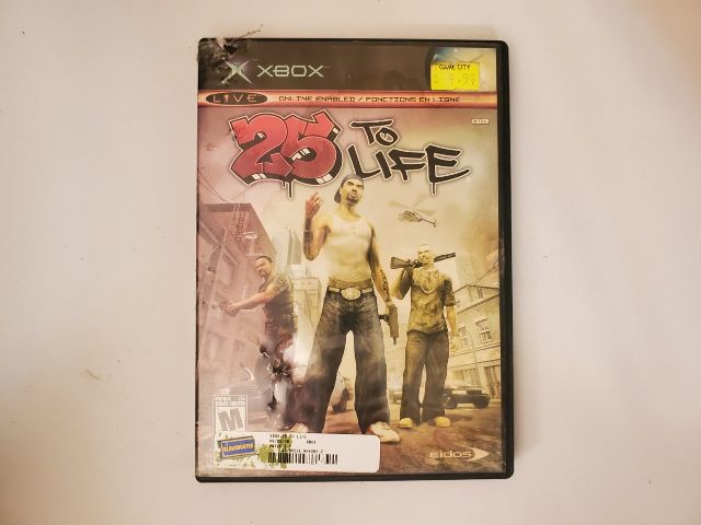 Microsoft Xbox 25 To Life video game