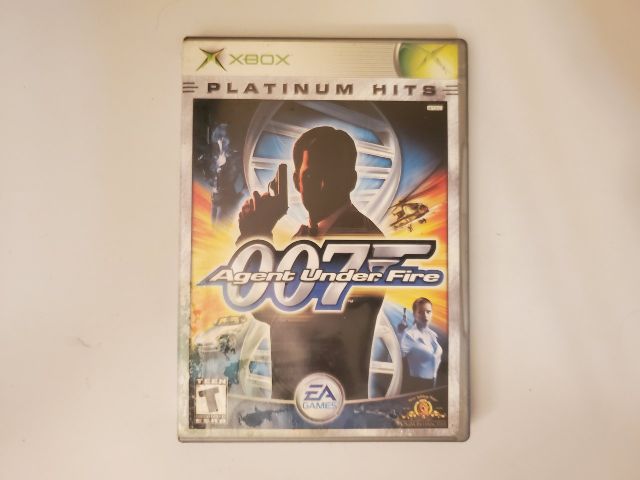 Microsoft Xbox 007 Agent Under Fire Platinum Hits video game