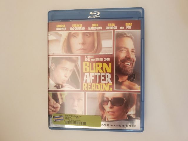 Blu-Ray Burn After Reading video game