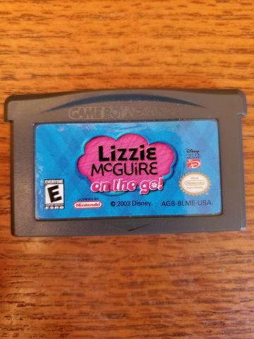 Nintendo Game Boy Advance Lizzie McGuire On the Go! video game